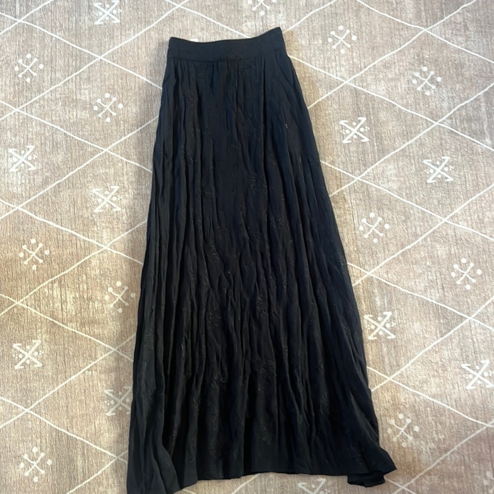 Flynn Skye Embroidered Maxi Skirt